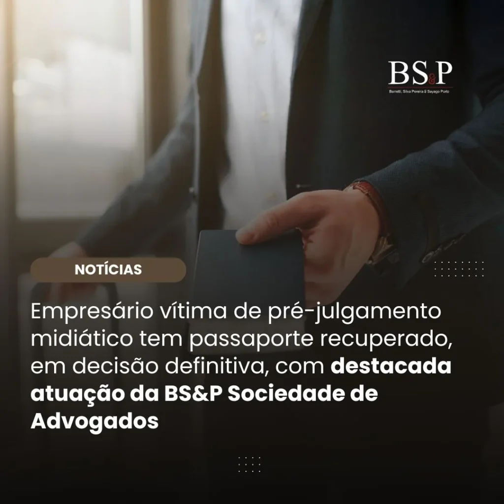 Empresário tem passaporte suspenso e recupera com assistência da BSP